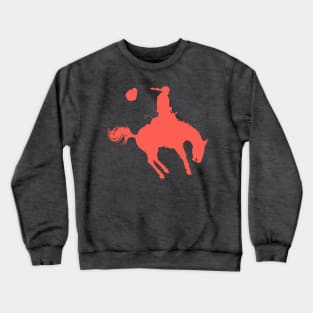 Bronco Rider 2: Sunset Orange Crewneck Sweatshirt